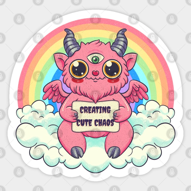 Creating Cute Chaos Sticker by Verbinavision